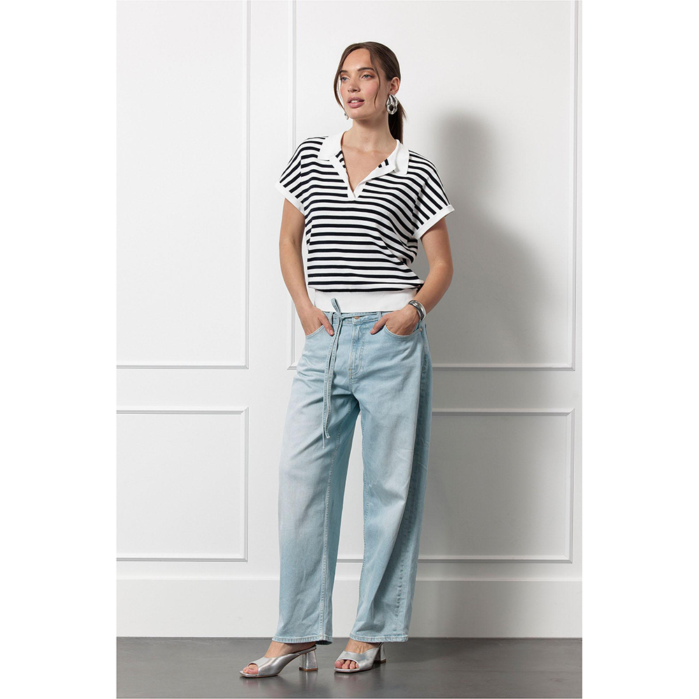 Drew stripe ssl pullover Off White Drew stripe ssl pullover Off White