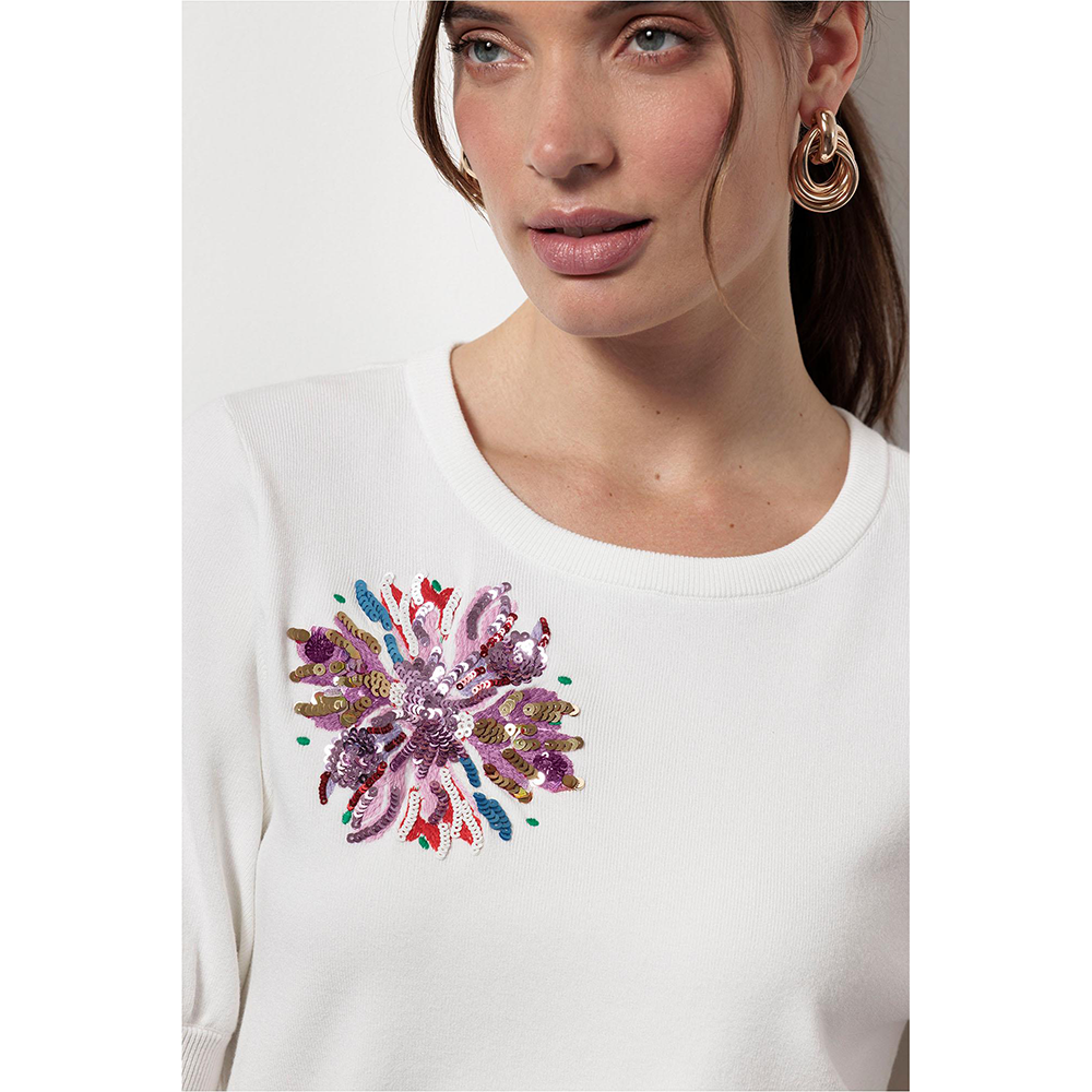 Omira flower pullover Off White Omira flower pullover Off White