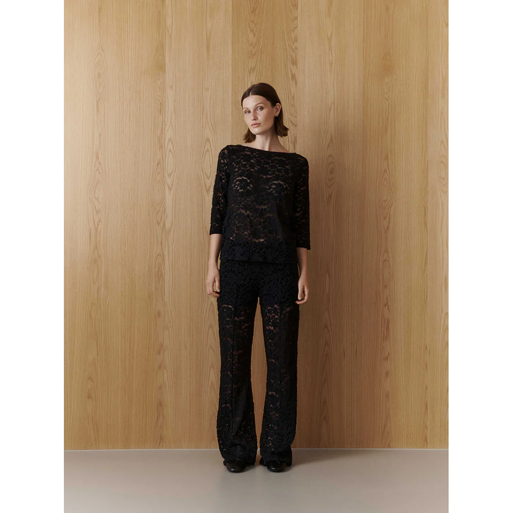 5751 RWDelicia SL Regular Top Zwart 1 5751 RWDelicia SL Regular Top Zwart 1