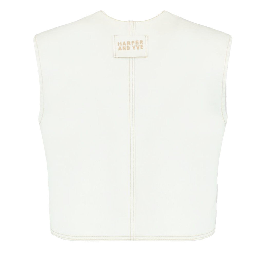 GILLY-GILET Off White GILLY-GILET Off White
