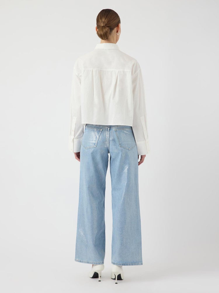 YASLEE LS SHORT SHIRT S. NOOS Wit 1 YASLEE LS SHORT SHIRT S. NOOS Wit 1