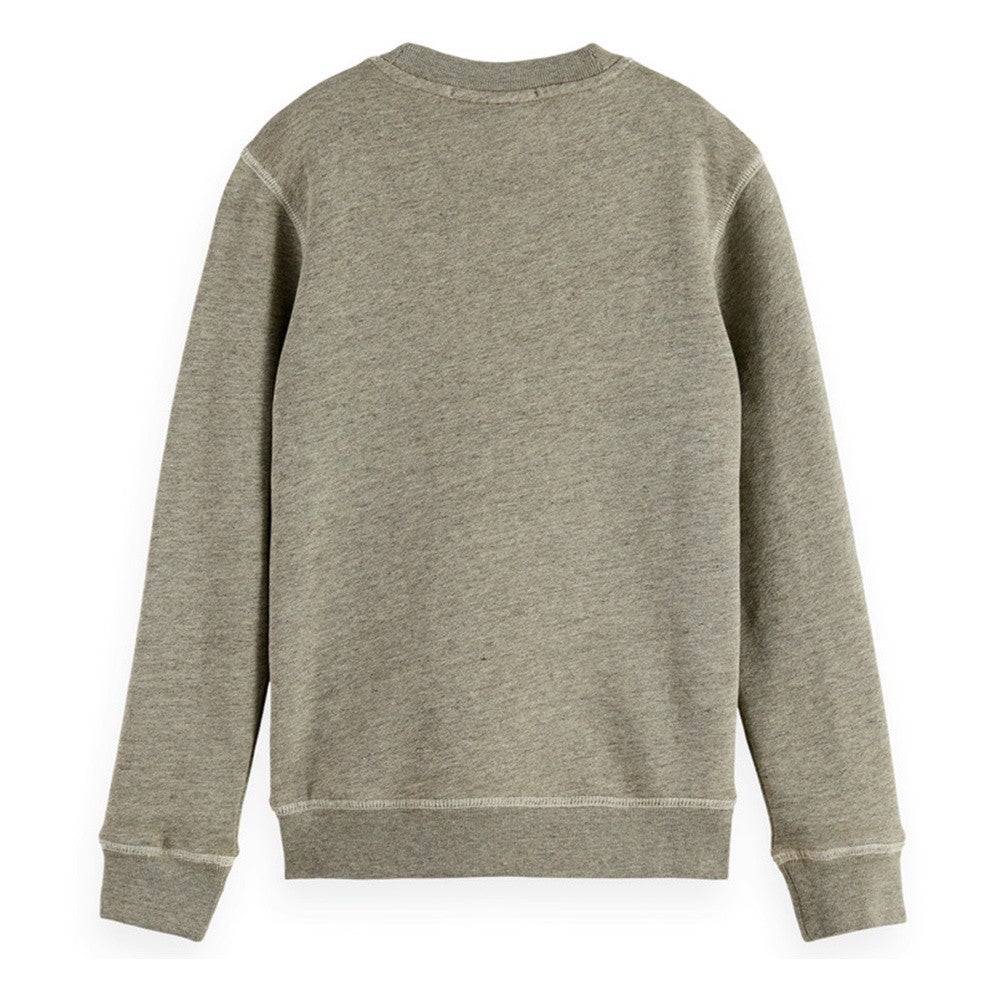 Denim washed artwork sweatshirt crewneck Grijs Denim washed artwork sweatshirt crewneck Grijs