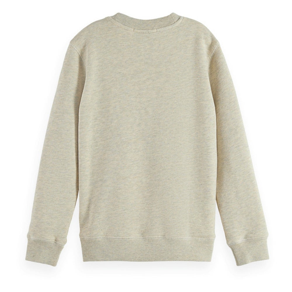 Denim washed artwork sweatshirt crewneck Beige Denim washed artwork sweatshirt crewneck Beige