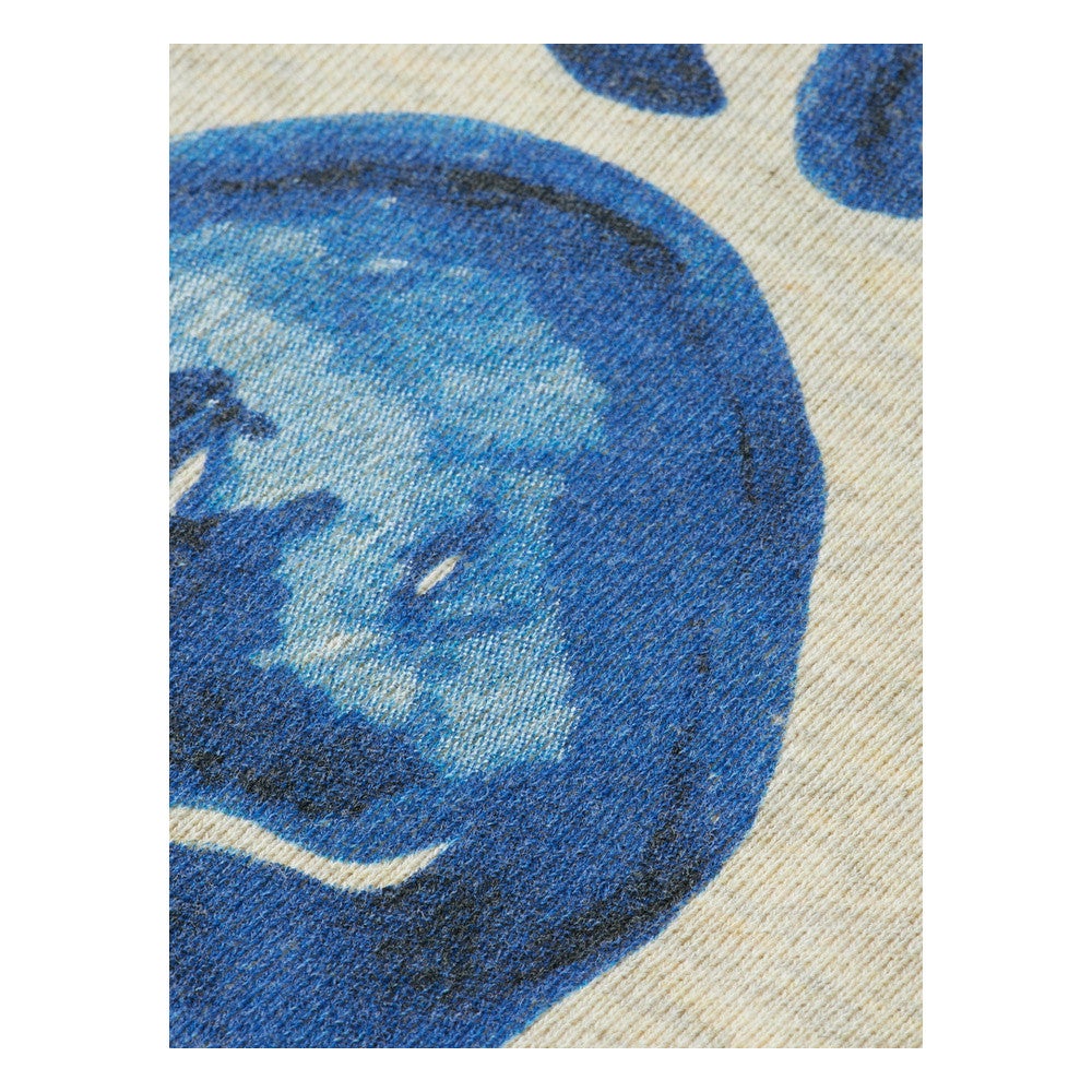 Denim washed artwork sweatshirt crewneck Beige Denim washed artwork sweatshirt crewneck Beige