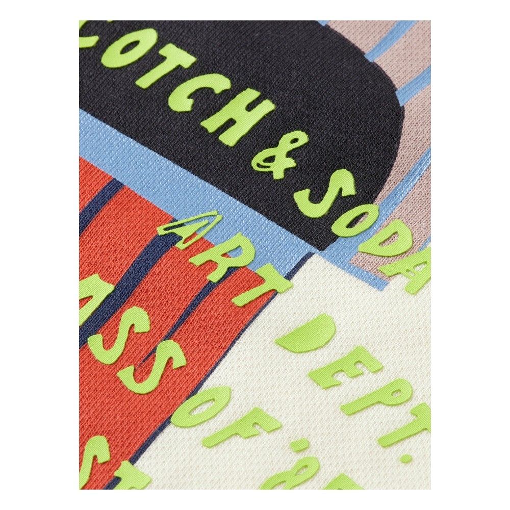 Relaxed-fit artwork hoodie backprint Off White Relaxed-fit artwork hoodie backprint Off White