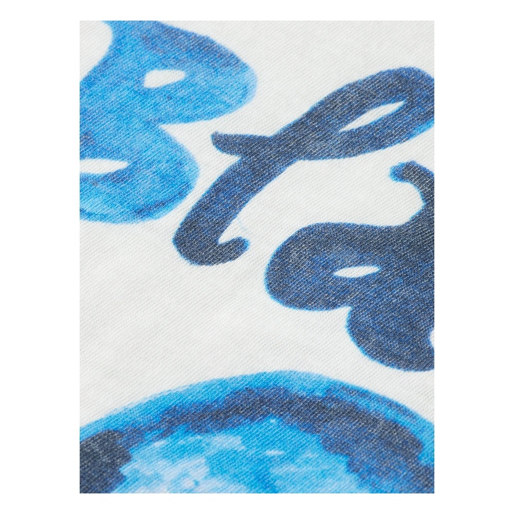 Regular-fit washed artwork t-shirt Globe Off White Regular-fit washed artwork t-shirt Globe Off White