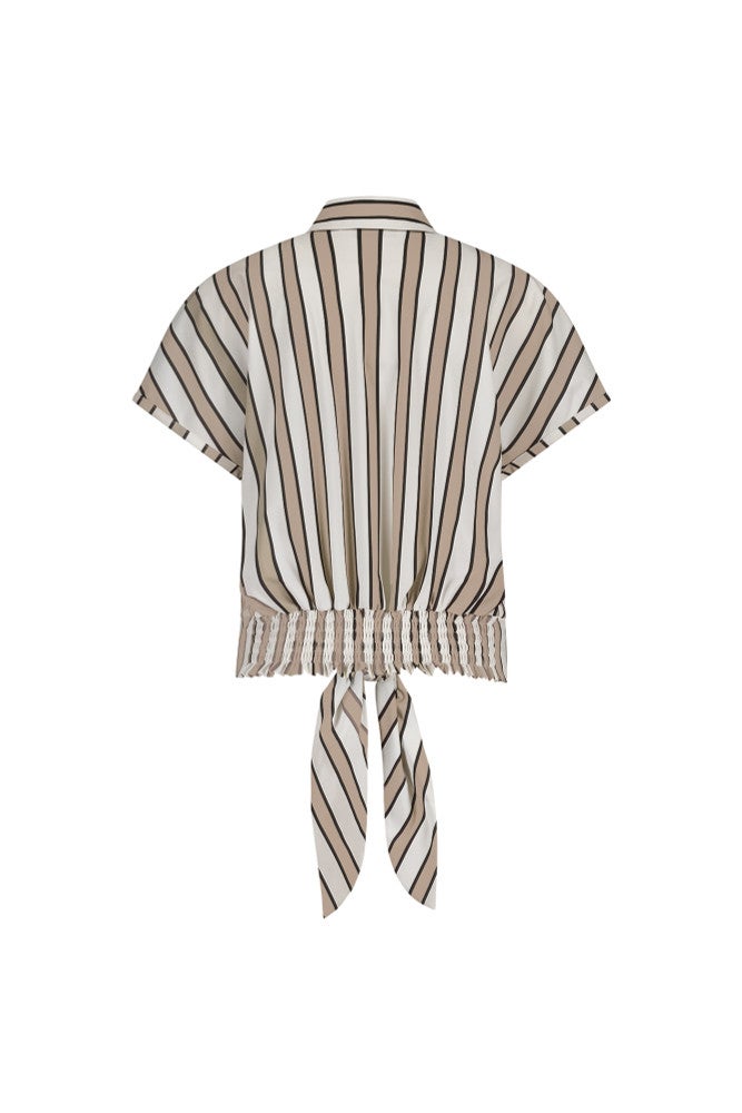 Lena stripe blouse Beige Lena stripe blouse Beige