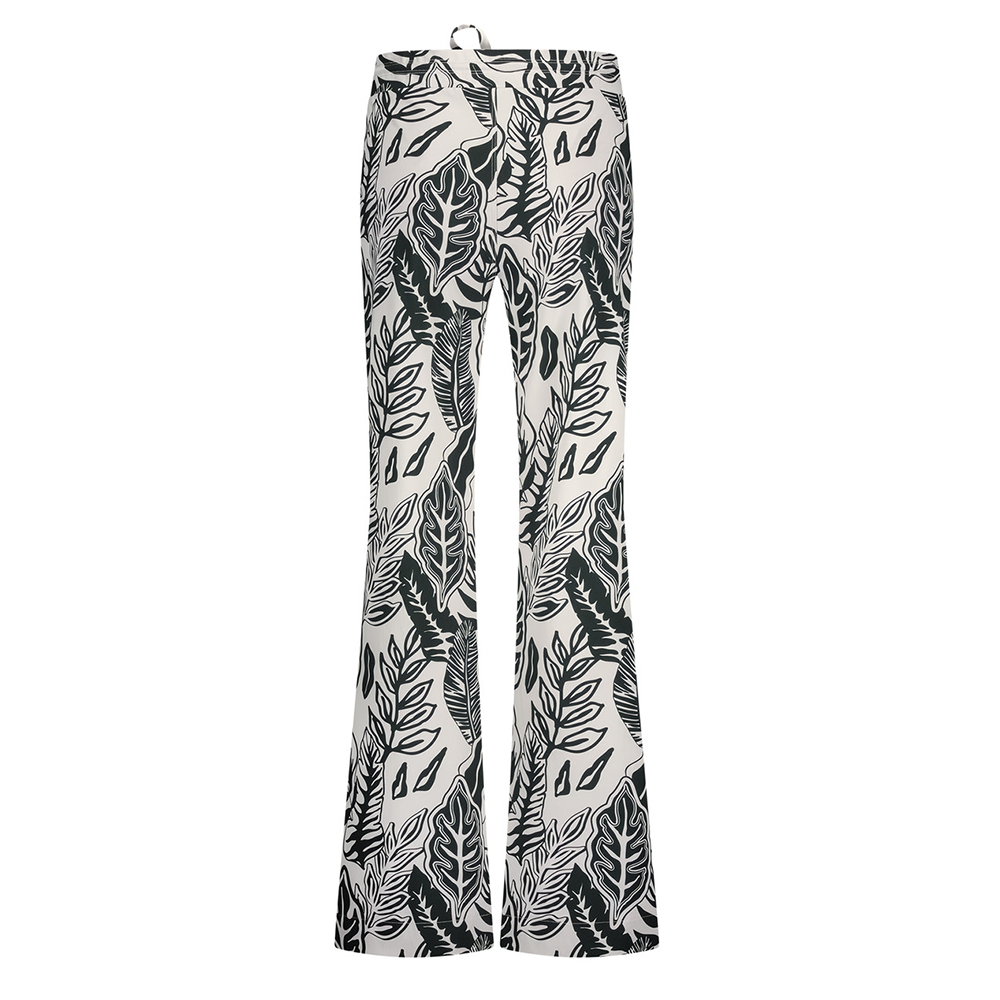 Abigail leaves trousers Blauw Abigail leaves trousers Blauw