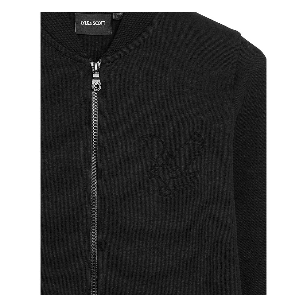 Embossed Eagle Track Jacket Zwart 1 Embossed Eagle Track Jacket Zwart 1