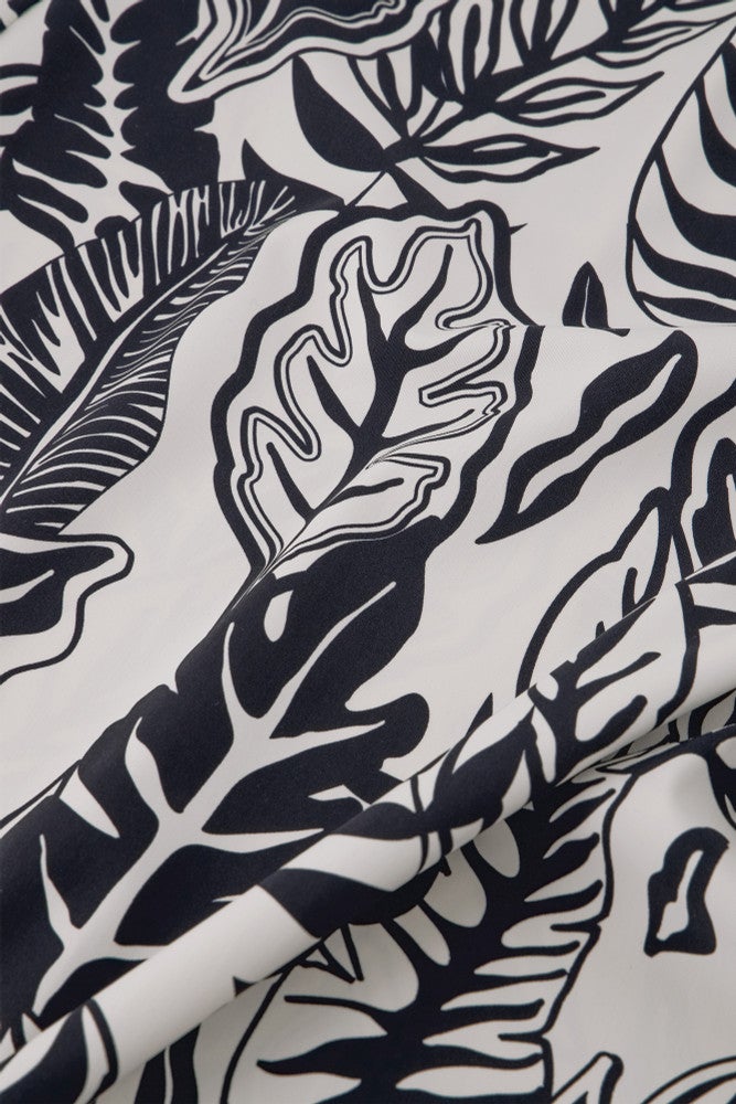 Itske leaves dress Blauw Itske leaves dress Blauw