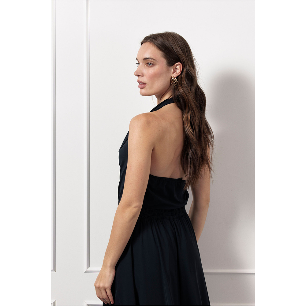 Julie halter top Donker Blauw Julie halter top Donker Blauw