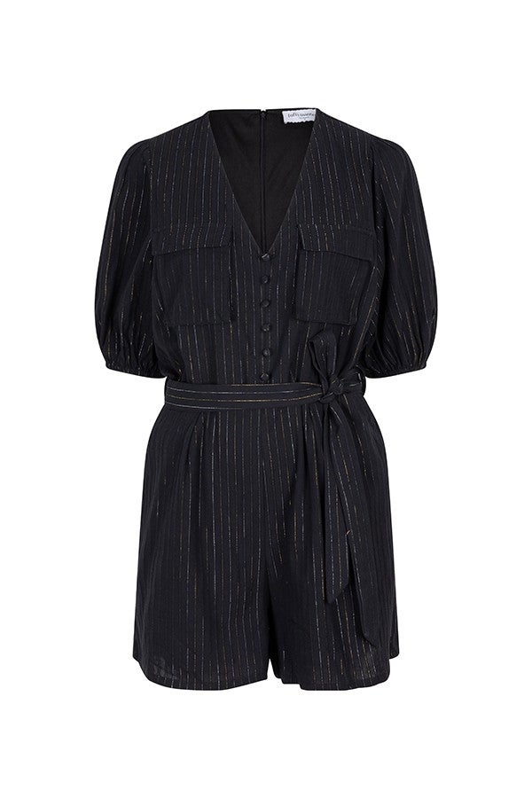 Playsuit Khelani Zwart 1 Playsuit Khelani Zwart 1