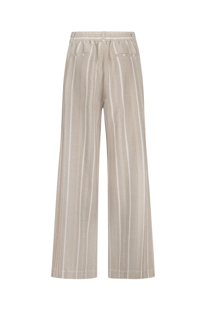 Fardeau gold stripe trousers Beige Fardeau gold stripe trousers Beige