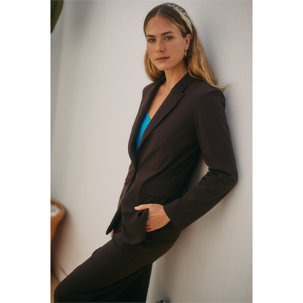 Fran blazer espresso Bruin 1 Fran blazer espresso Bruin 1