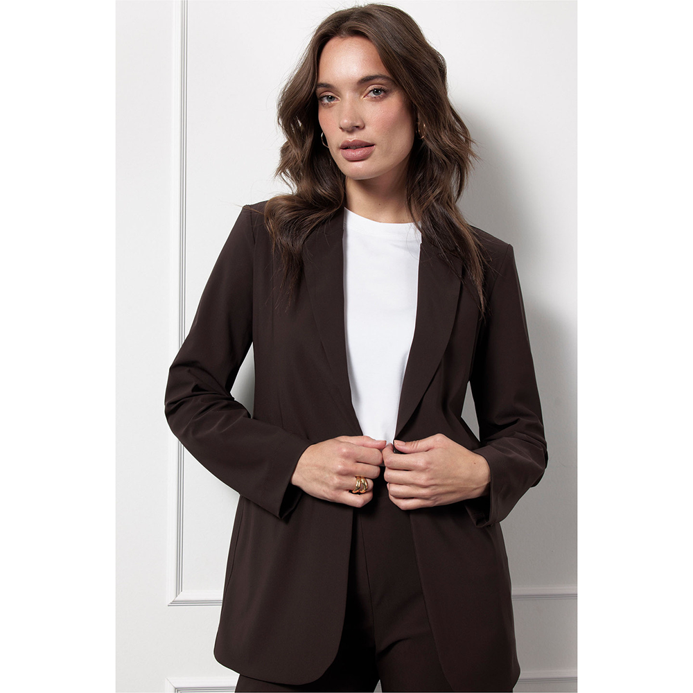 Fran blazer espresso Bruin 1 Fran blazer espresso Bruin 1