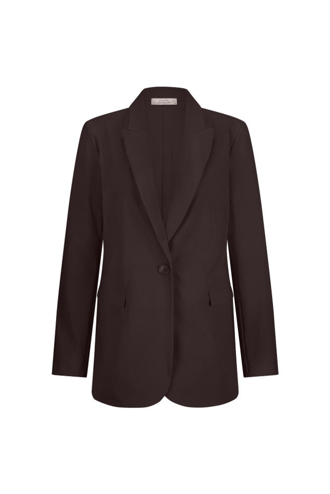 Fran blazer espresso Bruin 1 Fran blazer espresso Bruin 1