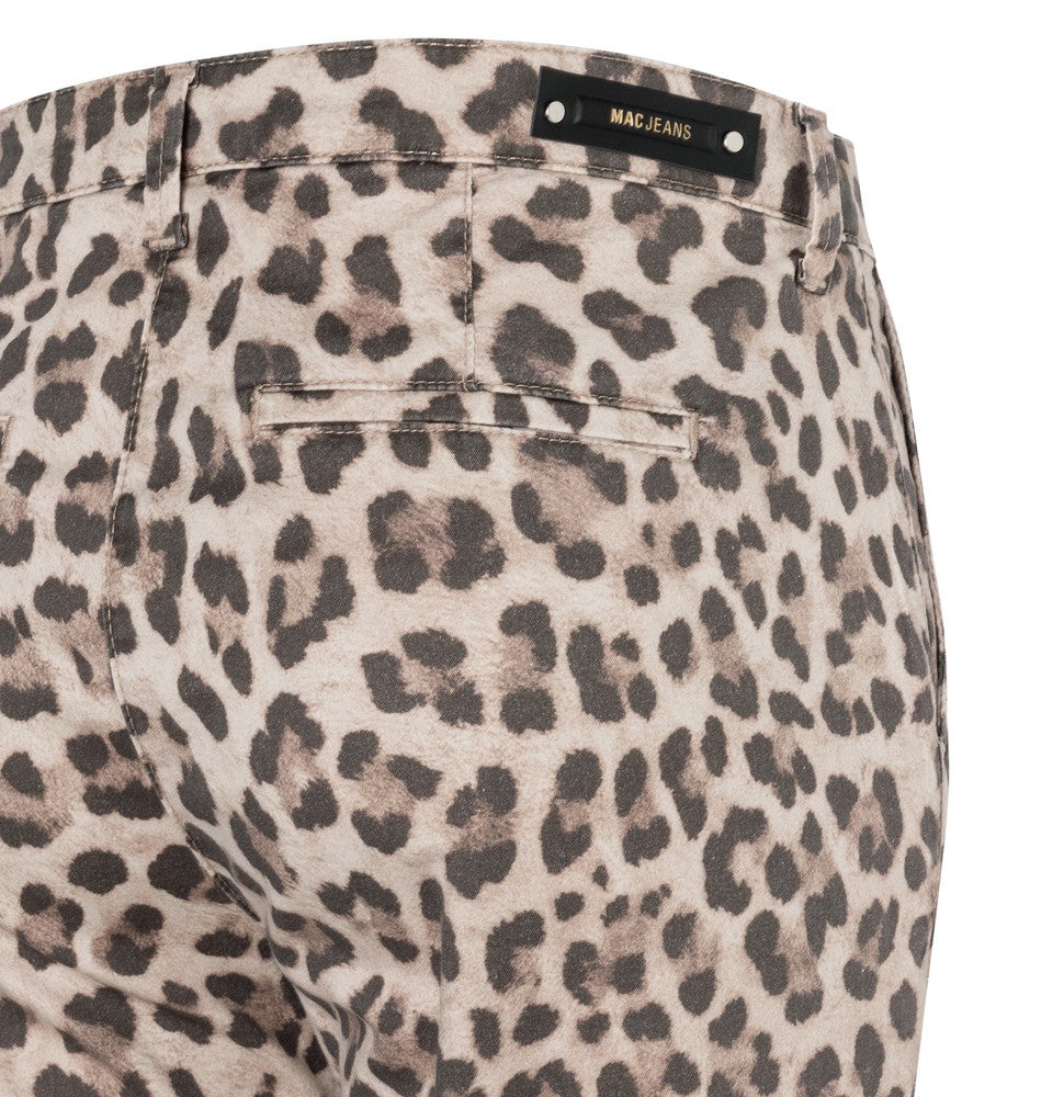Chino Turn Up Leopard Beige Chino Turn Up Leopard Beige