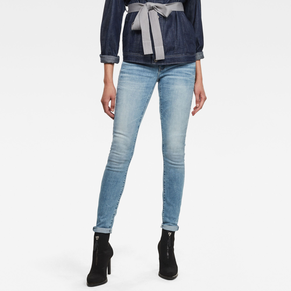3301 Skinny Wmn Enkelhoogte Blauw 3301 Skinny Wmn Enkelhoogte Blauw