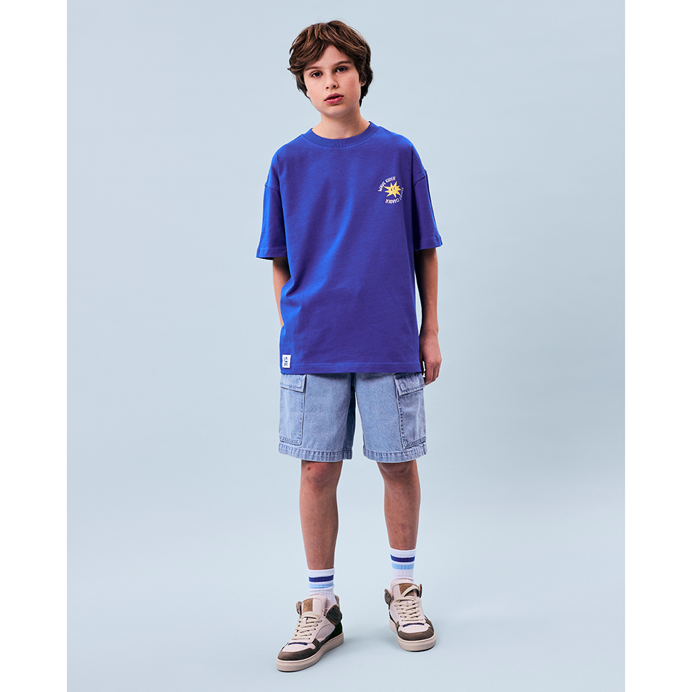 Rick T-shirt Blauw Rick T-shirt Blauw