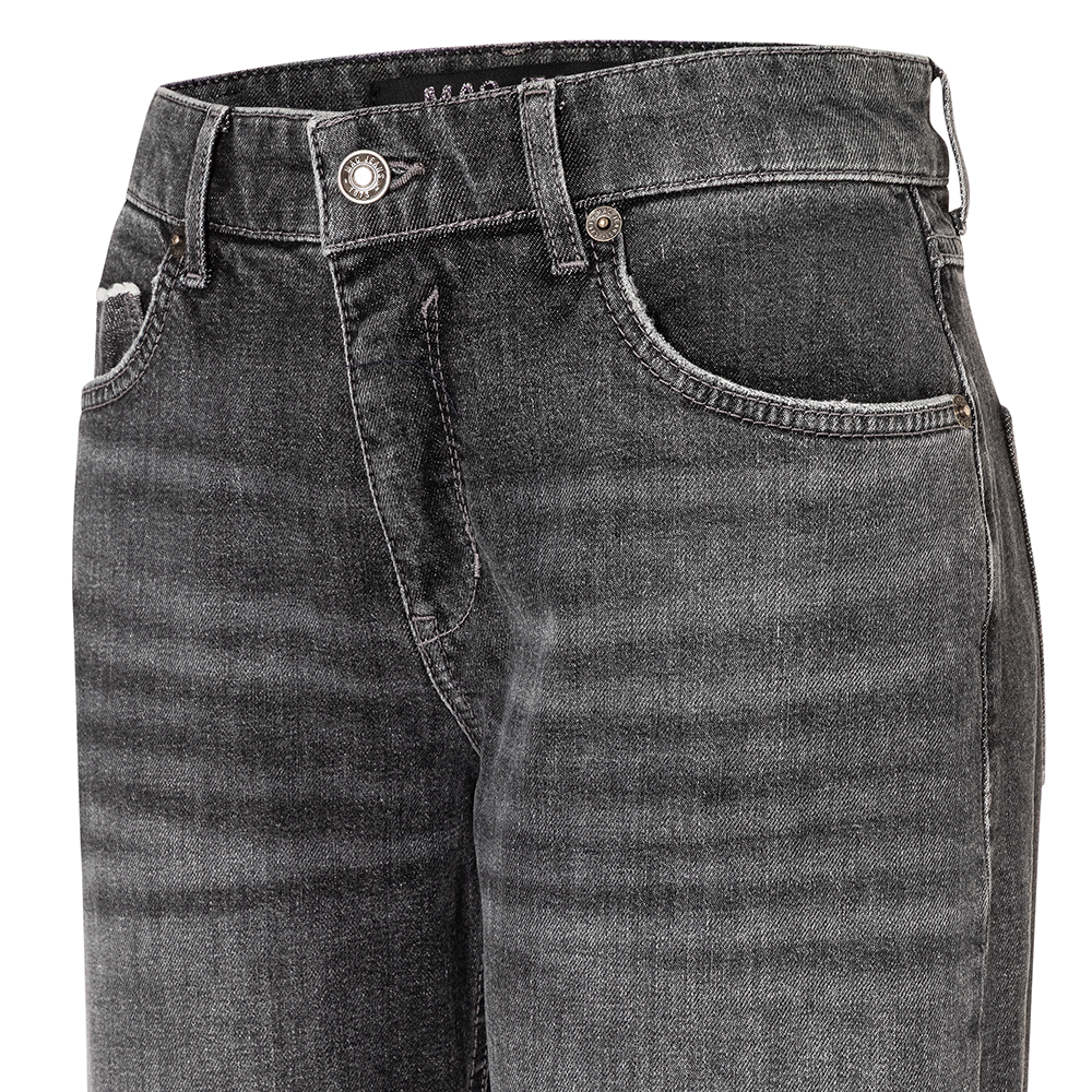 Straight Mid Waist Jeans Grijs Straight Mid Waist Jeans Grijs