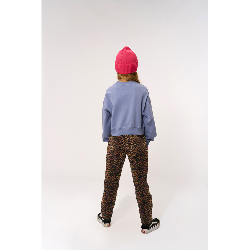 Petria Short Sweatshirt Licht Blauw Petria Short Sweatshirt Licht Blauw