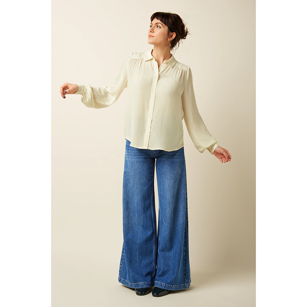 Peppa Pants Regular Stone Denim Blauw Peppa Pants Regular Stone Denim Blauw