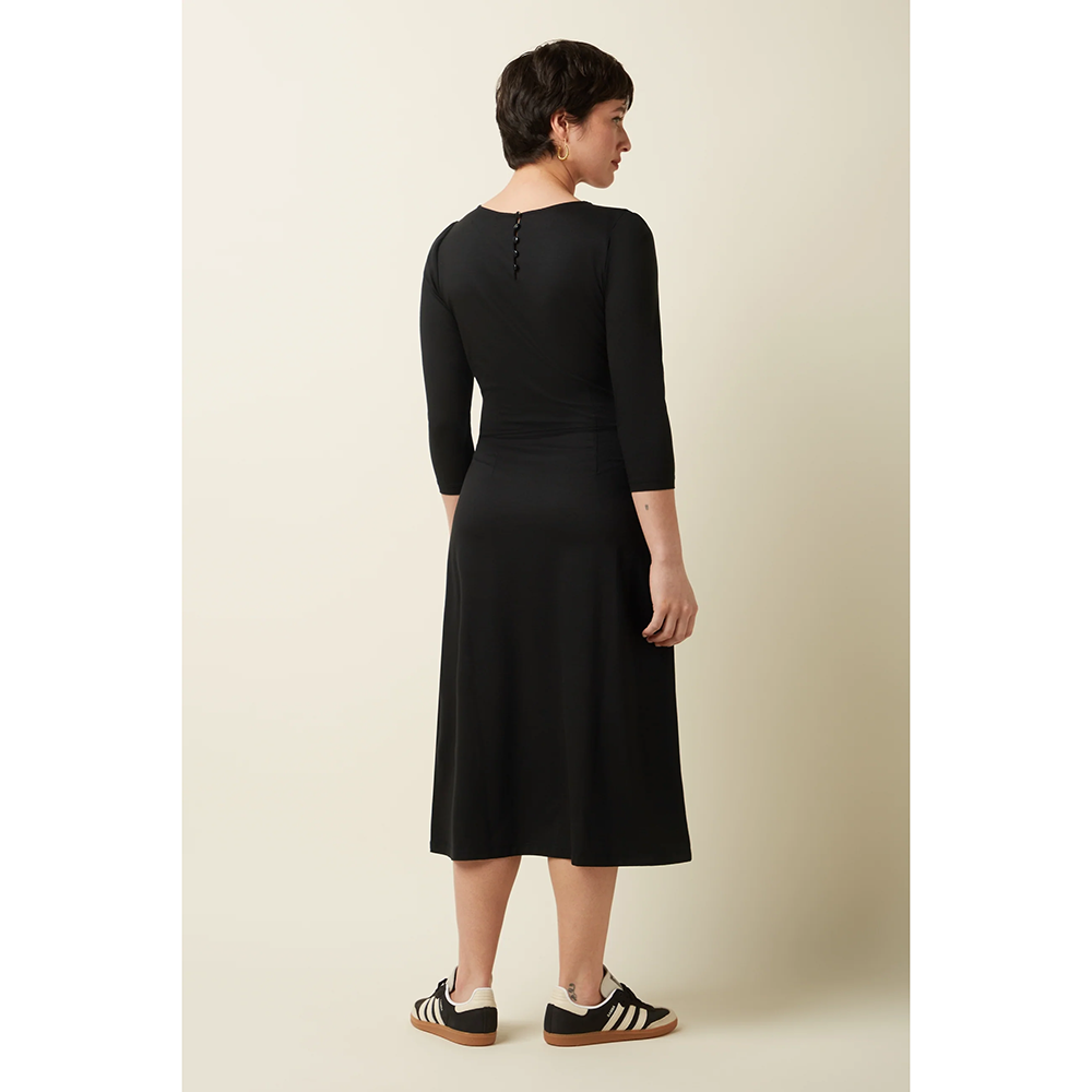 Peggy Dress Viscose Classic Zwart 1 Peggy Dress Viscose Classic Zwart 1