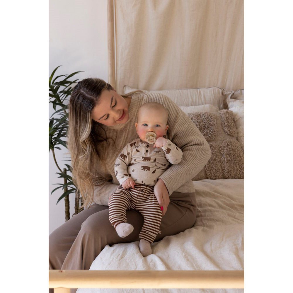 Longsleeve AOP - Wild World Bruin 1 Longsleeve AOP - Wild World Bruin 1