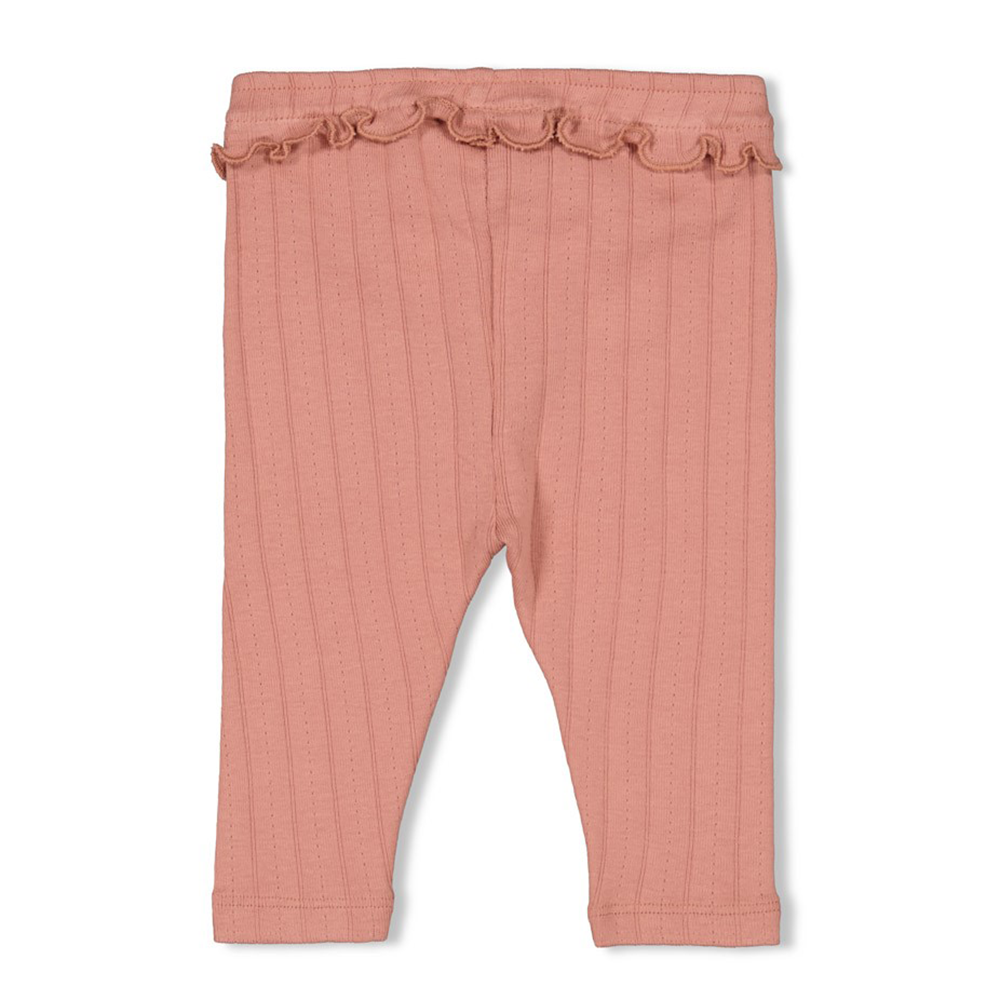 Legging pointelle rib - Woodland Bloom Roze Legging pointelle rib - Woodland Bloom Roze