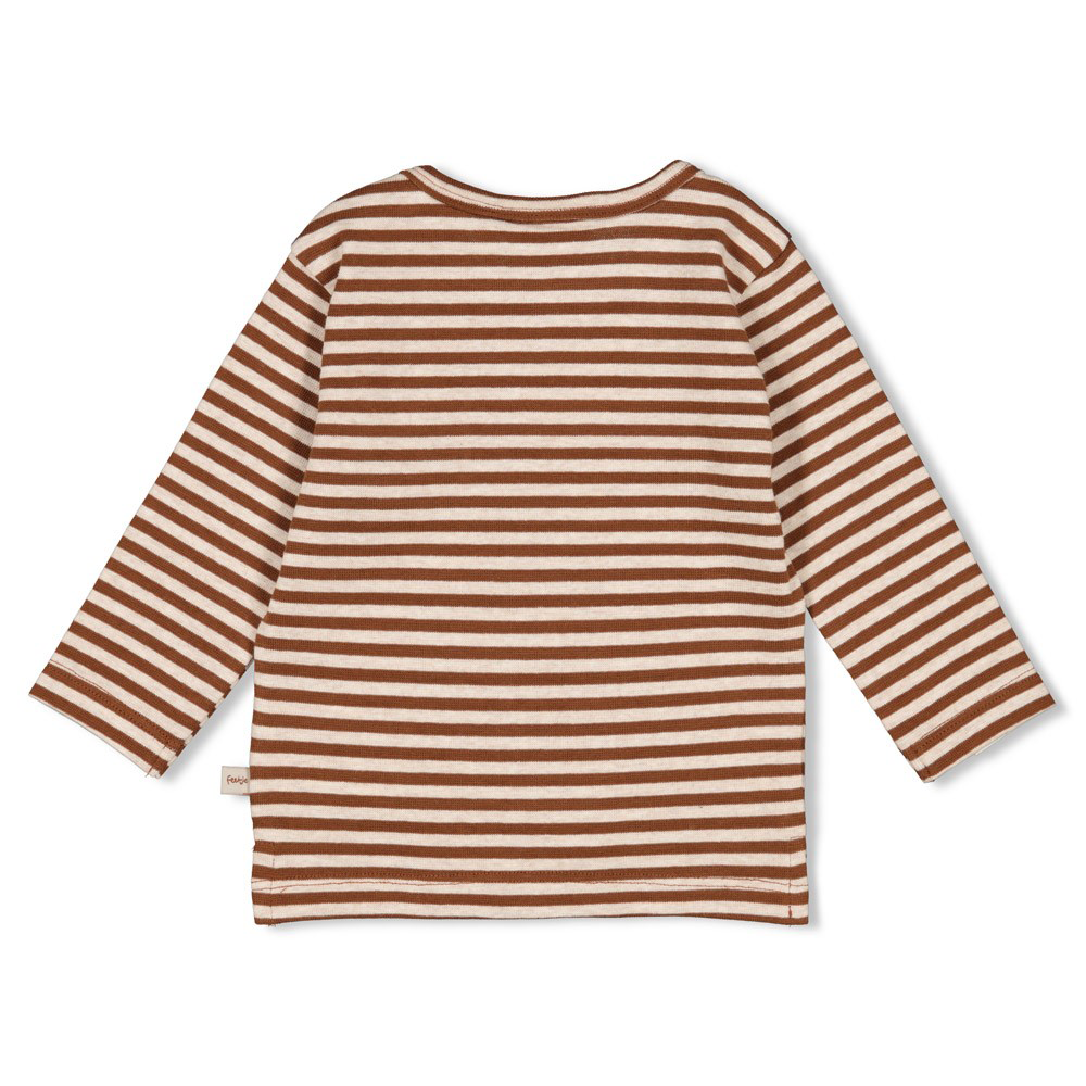 Longsleeve streep - Wild World Bruin 1 Longsleeve streep - Wild World Bruin 1