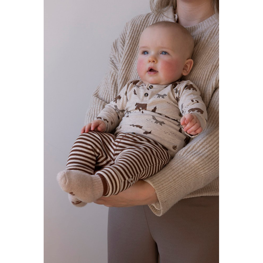 Broek streep - Wild World Bruin 1 Broek streep - Wild World Bruin 1
