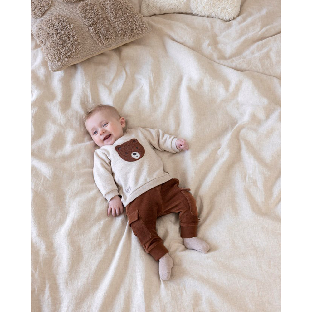 Broek velours rib - Wild World Bruin 1 Broek velours rib - Wild World Bruin 1