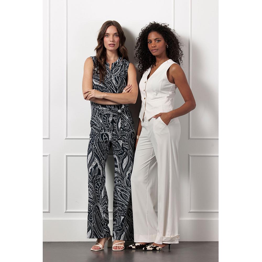 Ellis Summer Dot Jumpsuit Donker Blauw Ellis Summer Dot Jumpsuit Donker Blauw