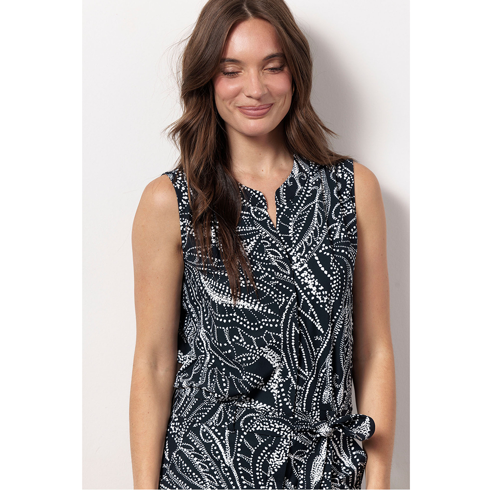 Ellis Summer Dot Jumpsuit Donker Blauw Ellis Summer Dot Jumpsuit Donker Blauw