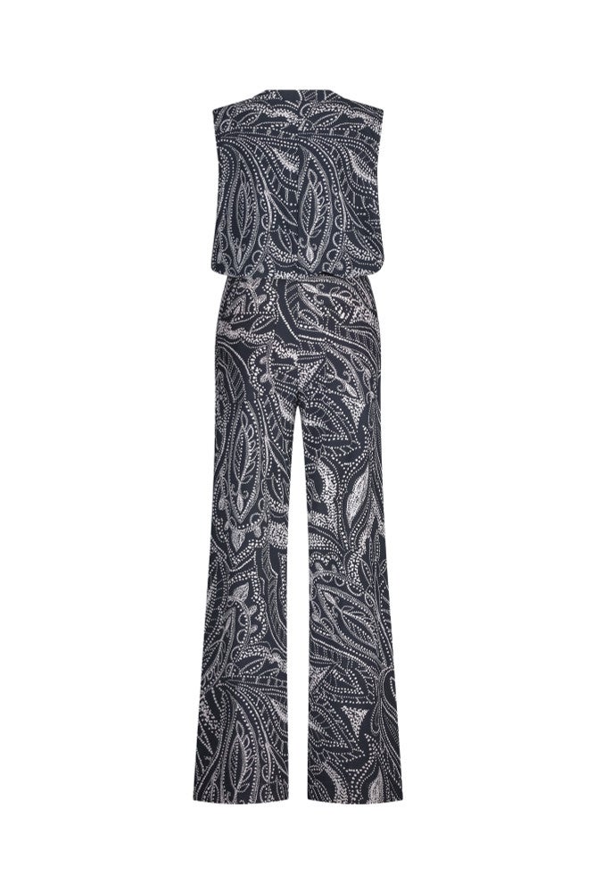 Ellis Summer Dot Jumpsuit Donker Blauw Ellis Summer Dot Jumpsuit Donker Blauw