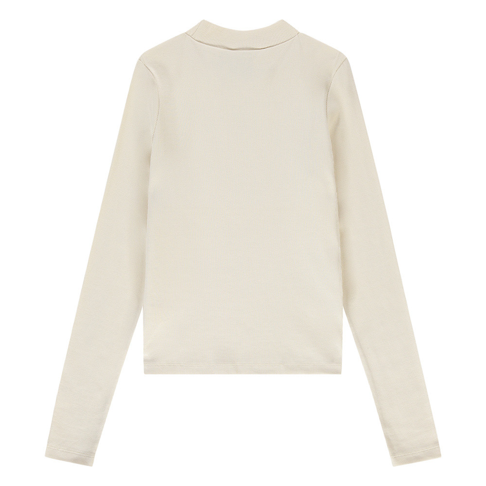 Luci Rib Top Zand Luci Rib Top Zand