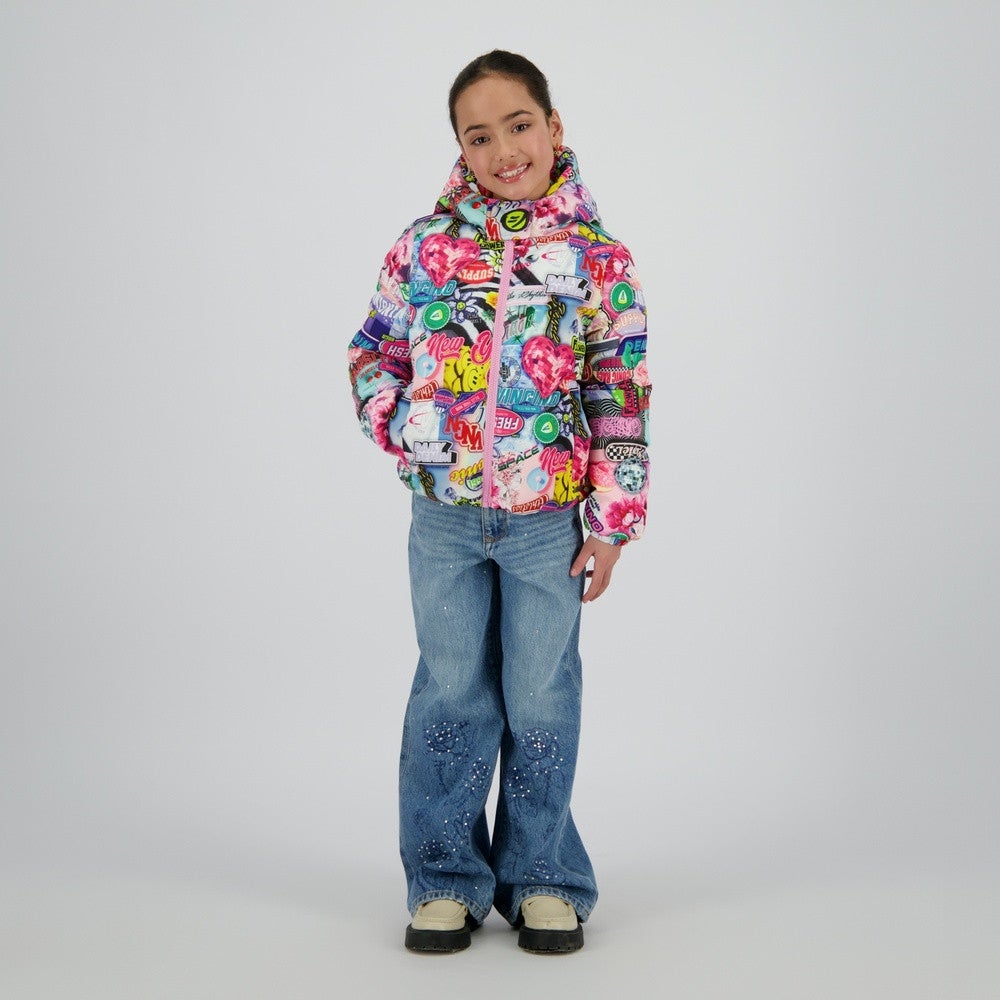 Tigelle Jacket Allover Roze Tigelle Jacket Allover Roze