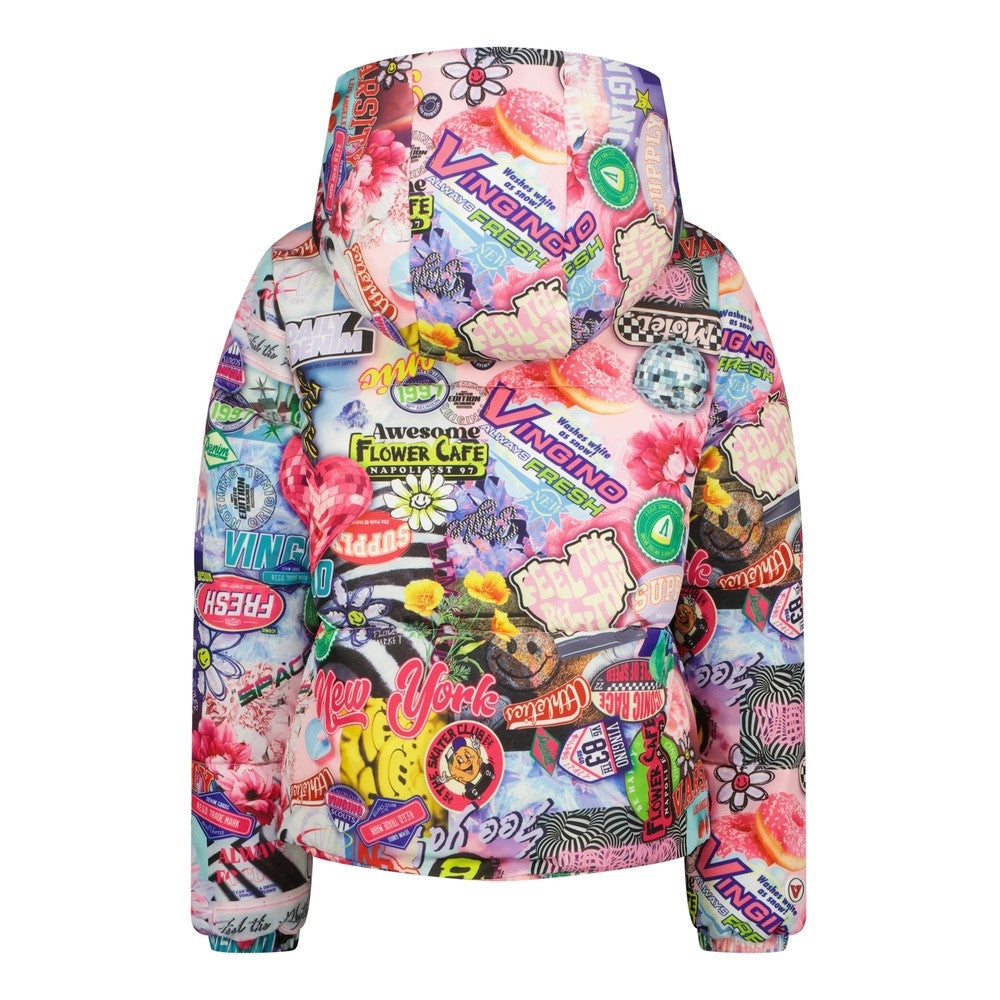 Tigelle Jacket Allover Roze Tigelle Jacket Allover Roze