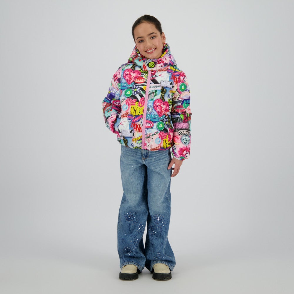Tigelle Jacket Allover Roze Tigelle Jacket Allover Roze