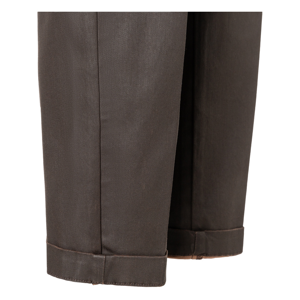 Chino Turn Up Leahter Look Pants Bruin 1 Chino Turn Up Leahter Look Pants Bruin 1