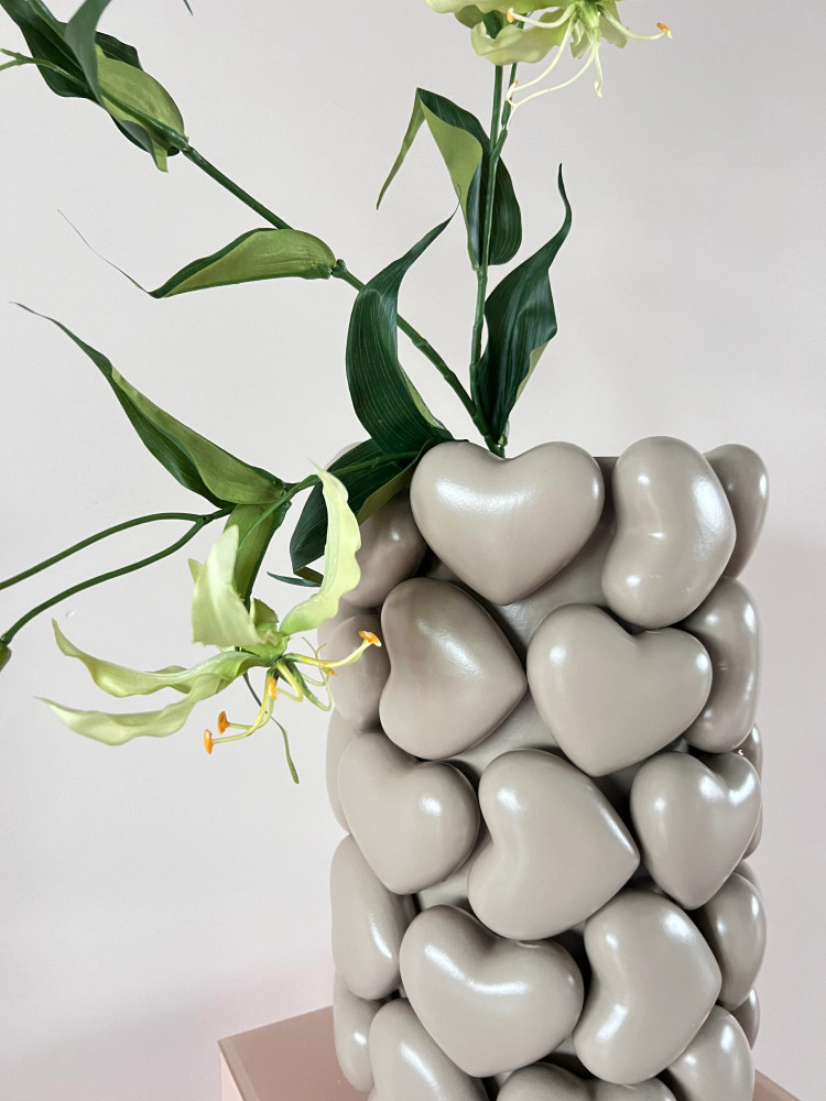 Hartjesvaas Beige Hartjesvaas Beige