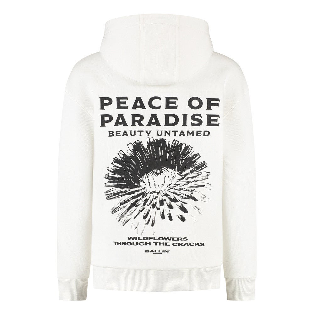 Junior Peace Of Paradise Hoodie Off White Junior Peace Of Paradise Hoodie Off White