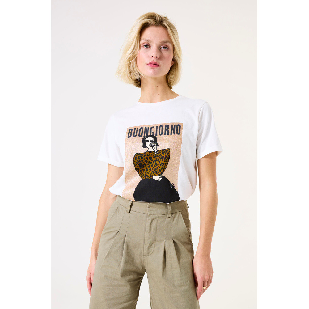 H50001 Ladies T-shirt ss Ecru H50001 Ladies T-shirt ss Ecru