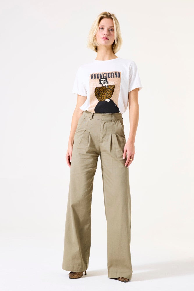 H50001 Ladies T-shirt ss Ecru H50001 Ladies T-shirt ss Ecru