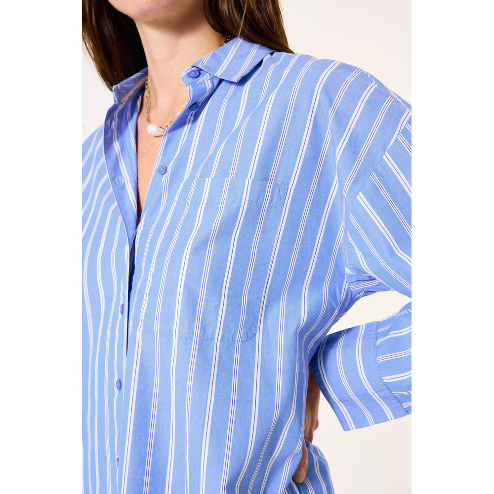H50031 Ladies shirt ls Licht Blauw H50031 Ladies shirt ls Licht Blauw