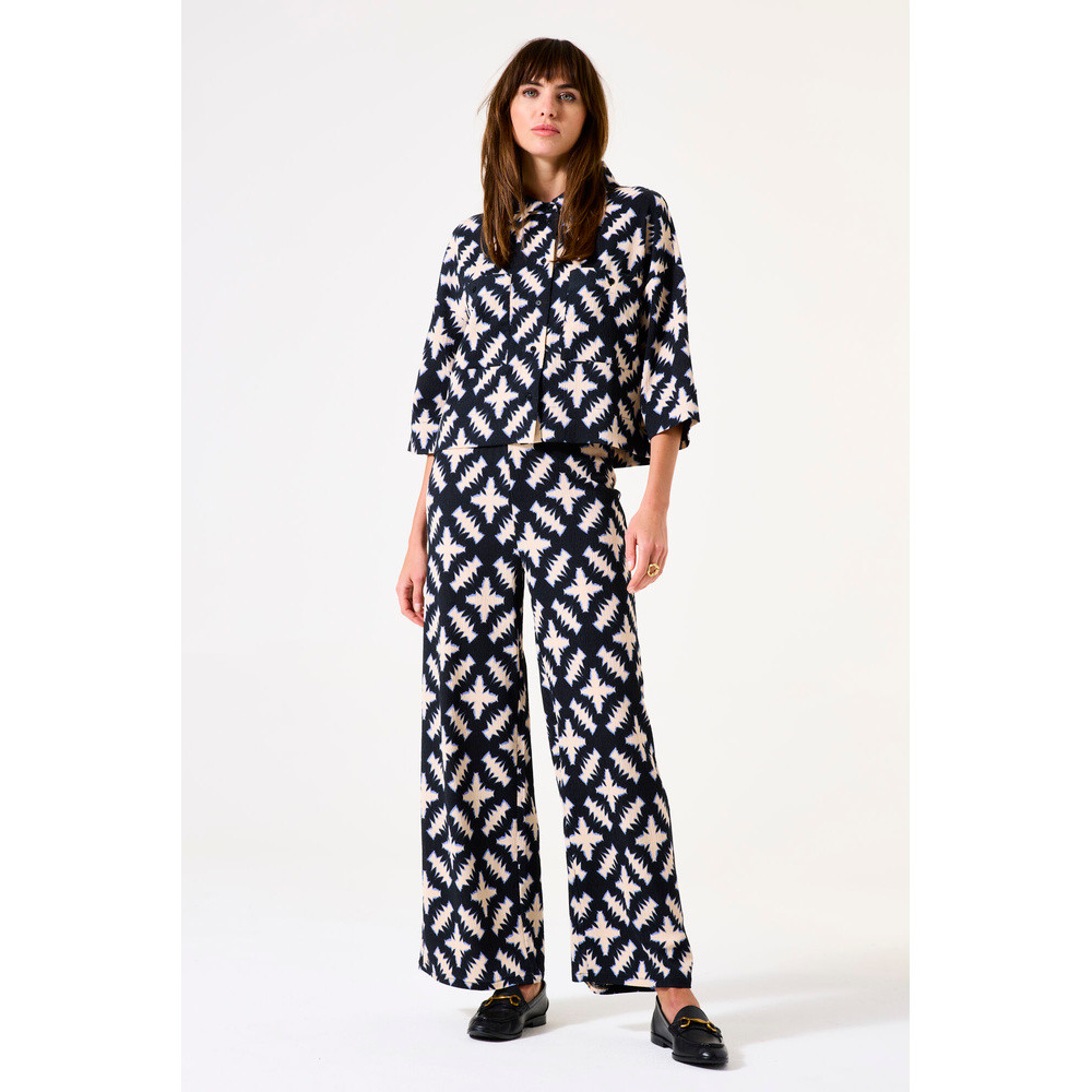 H50004 Ladies Shirt ss Zwart 1 H50004 Ladies Shirt ss Zwart 1