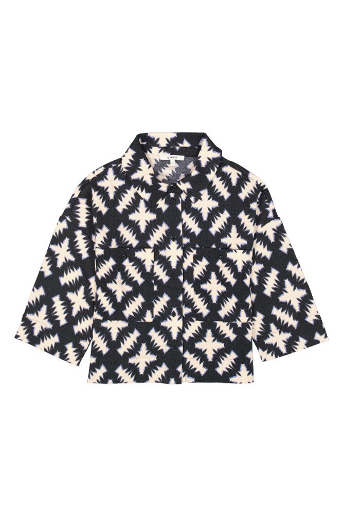 H50004 Ladies Shirt ss Zwart 1 H50004 Ladies Shirt ss Zwart 1