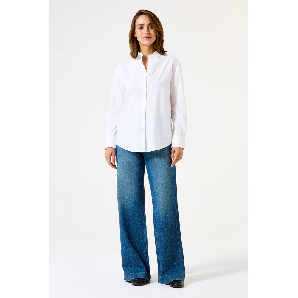 249 Celia Wide Jeans Blauw 249 Celia Wide Jeans Blauw