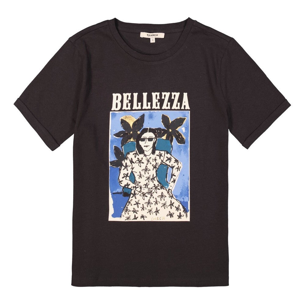 H50001 Ladies T-shirt ss Antraciet H50001 Ladies T-shirt ss Antraciet