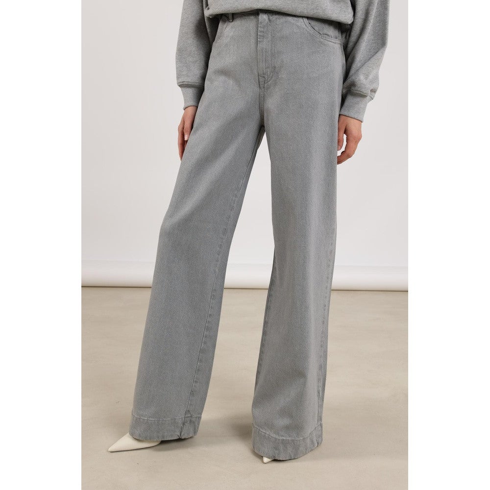 Abby Pants Denim Coating Grijs Abby Pants Denim Coating Grijs